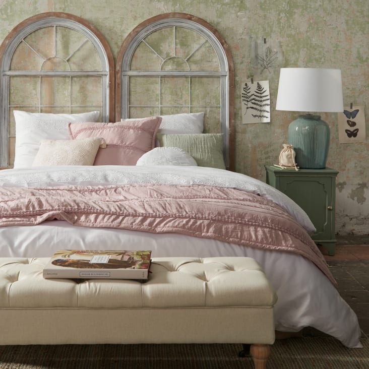 Maisons du Monde COLETTE - Banco baúl con ruedas Últimos 3 días