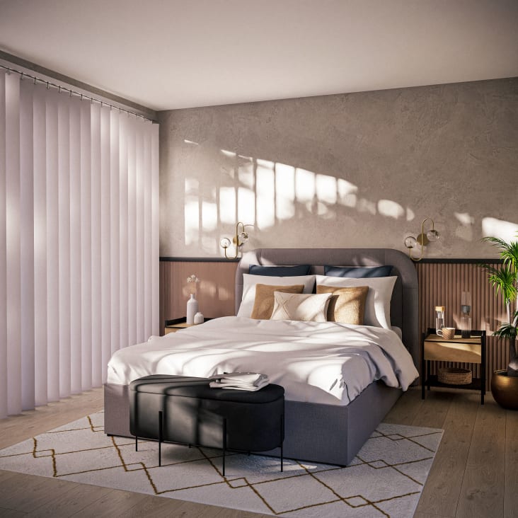 Maisons du Monde ALLISTER - Banco baúl negro ÚLTIMAS EDICIONES