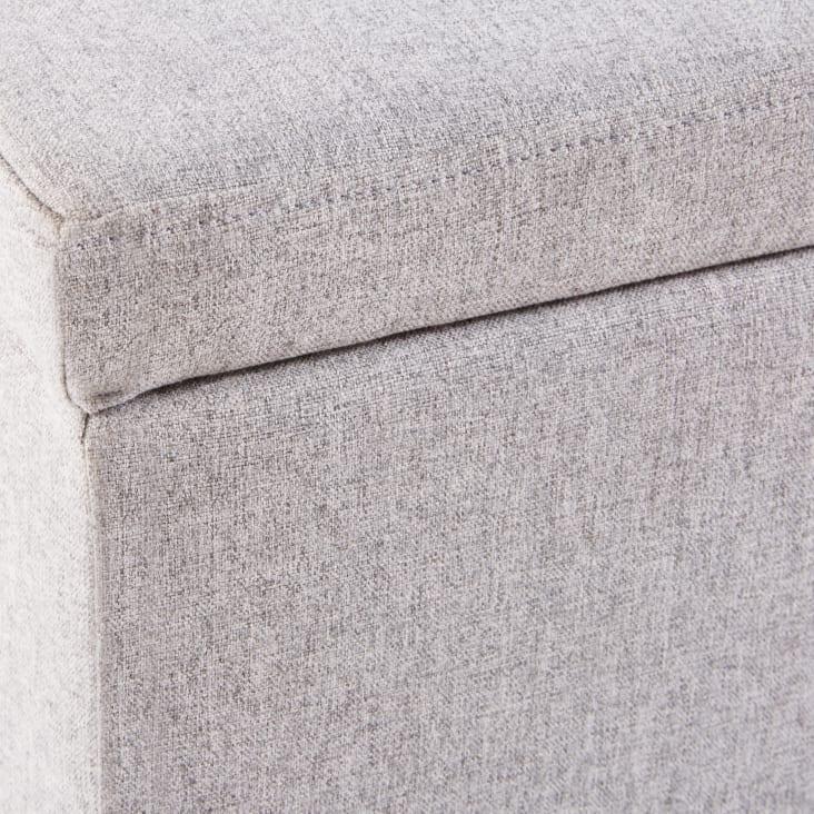 Maisons du Monde Banco baúl vintage gris y hevea Precio de fábrica