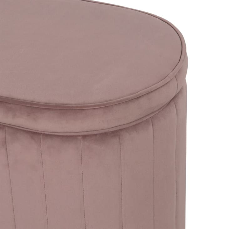 Maisons du Monde Banqueta baúl rosa Promoción por tiempo limitado
