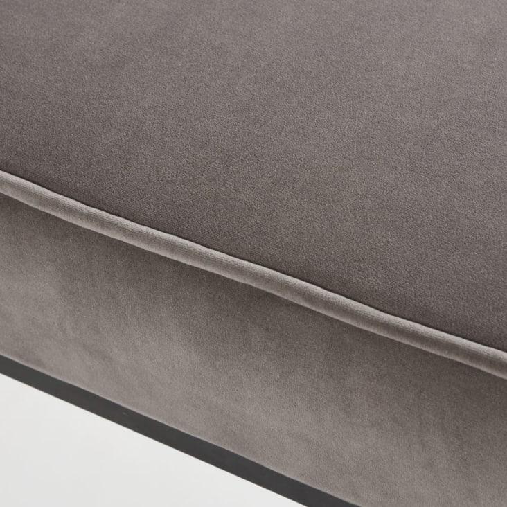Maisons du Monde MONICA - Banco de 2 plazas gris antracita En oferta