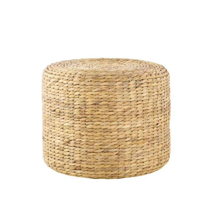 Maisons du Monde Bandug - Puf de jacinto de agua trenzado