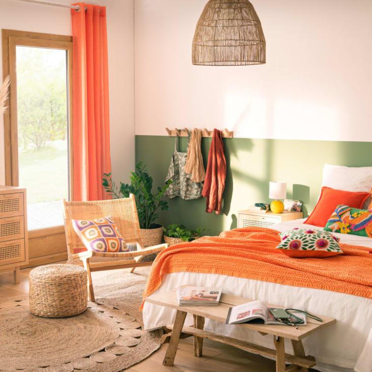 Maisons du Monde Bandug - Puf de jacinto de agua trenzado Ofertas especiales