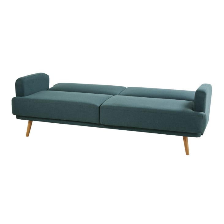 Maisons du Monde Elvis - Sofá clic-clac de 4 plazas en verde Liquidación