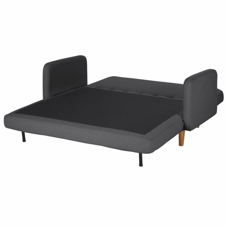 Maisons du Monde Nia - Sofá cama de 2/3 plazas gris antracita Rebajas online