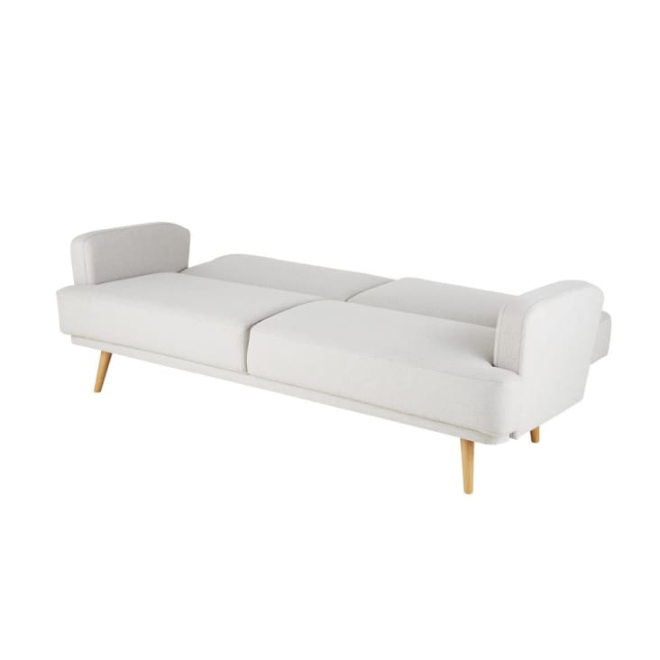 Maisons du Monde Elvis - Sofá clic-clac de 4 plazas en gris claro Rebajas top
