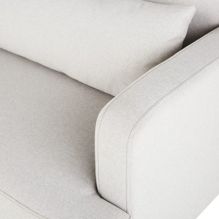 Maisons du Monde Elvis - Sofá clic-clac de 4 plazas en gris claro Rebajas top