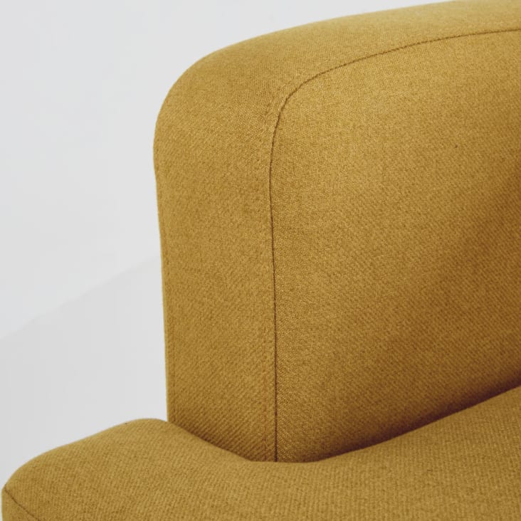 Maisons du Monde Elvis - Sofá clic-clac de 3 plazas en amarillo Oferta especial
