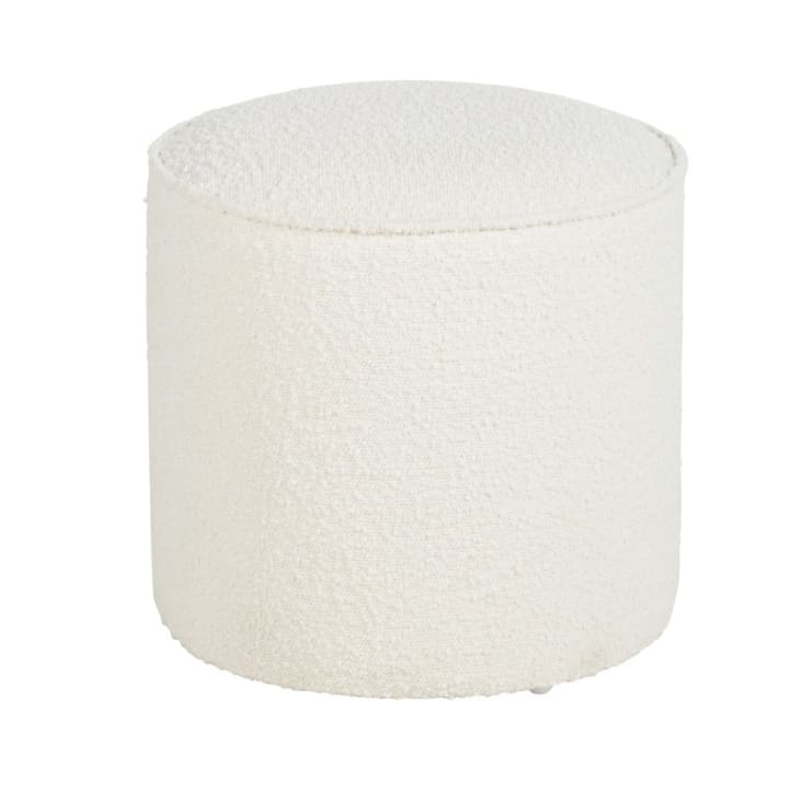 Maisons du Monde Blackhill Business - Puf profesional en color blanco ÚLTIMAS EDICIONES