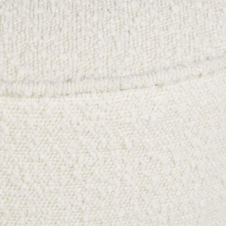 Maisons du Monde Blackhill Business - Puf profesional en color blanco ÚLTIMAS EDICIONES