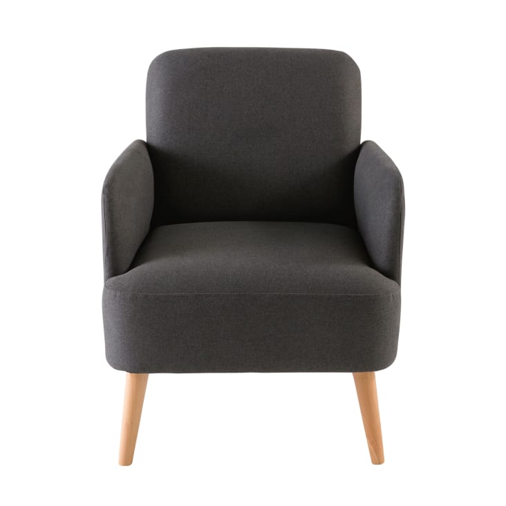 Maisons du Monde Honey - Sillón gris antracita Solo hoy