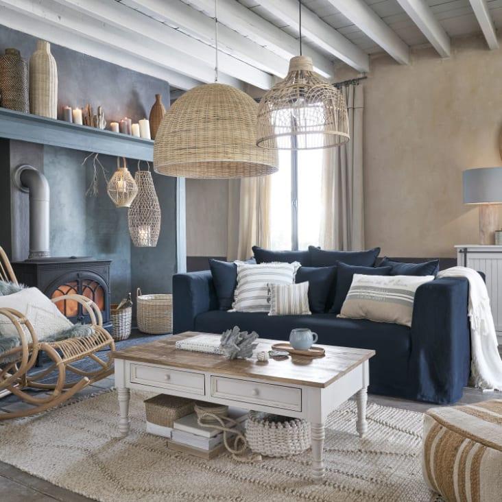 Maisons du Monde Louisiane - Mecedora de mimbre Oferta especial de fábrica