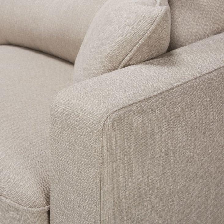 Maisons du Monde Brooke - Sofá escandinavo 3 plazas beige jaspeado Limitado a 3 días