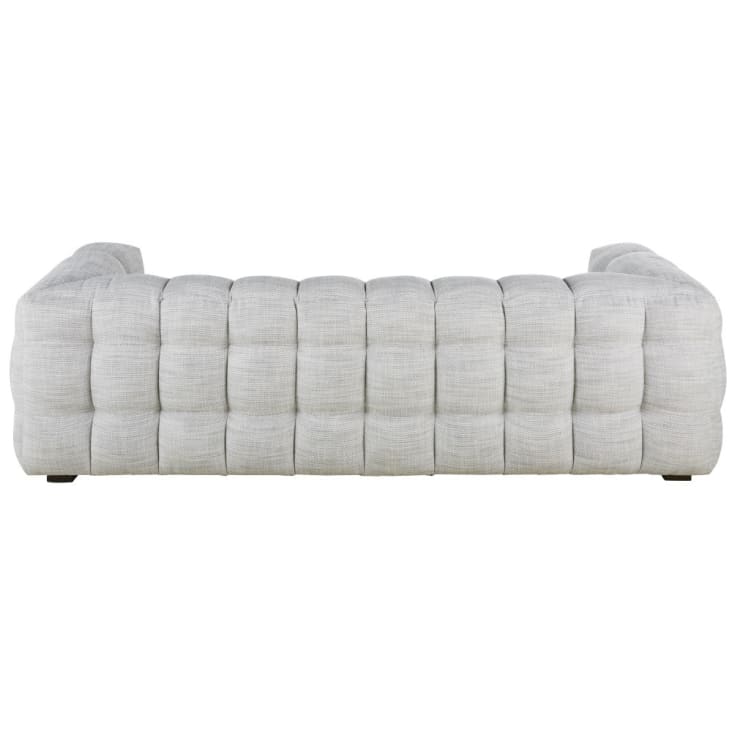 Maisons du Monde Lilo - Sofá de 3 plazas de tela gris claro moteado Precios de Black Friday