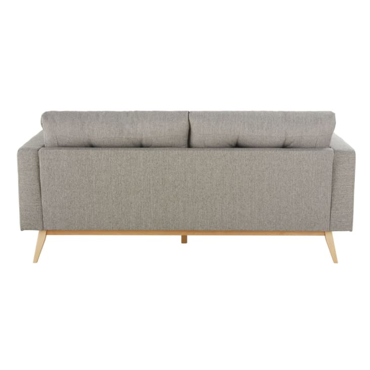 Maisons du Monde Brooke - Sofá escandinavo 3 plazas gris claro Descuentos del mes