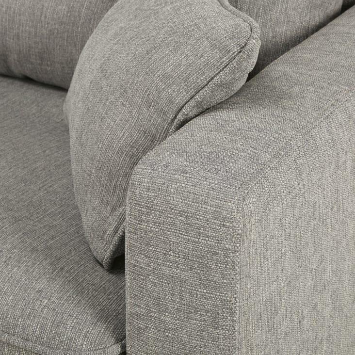 Maisons du Monde Brooke - Sofá escandinavo 3 plazas gris claro Descuentos del mes