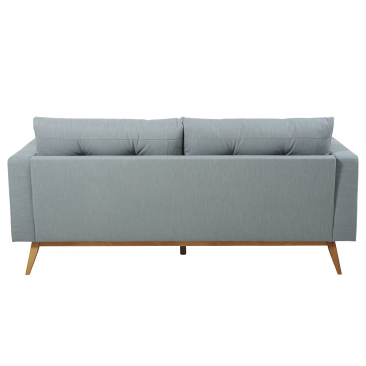Maisons du Monde Brooke - Sofá de estilo escandinavo de 3/4 plazas azul glaciar Ofertas de temporada