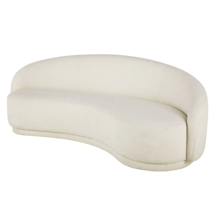 Maisons du Monde Dorset Business - Sofá profesional de 3/4 plazas con textura rizada color crudo Grandes ahorros