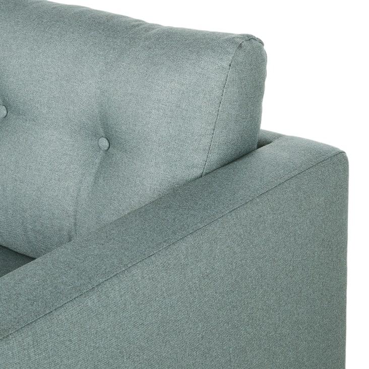 Maisons du Monde Brooke - Sofá de tela de 2 plazas verde agua moteado En oferta
