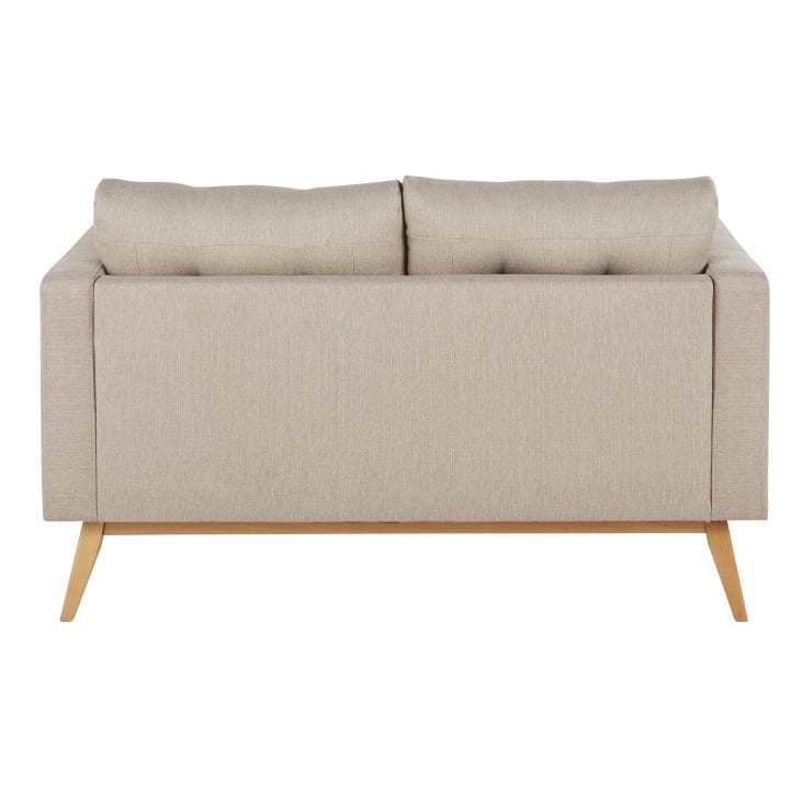 Maisons du Monde Brooke - Sofá de estilo escandinavo de 2 plazas en beige moteado Gran oferta