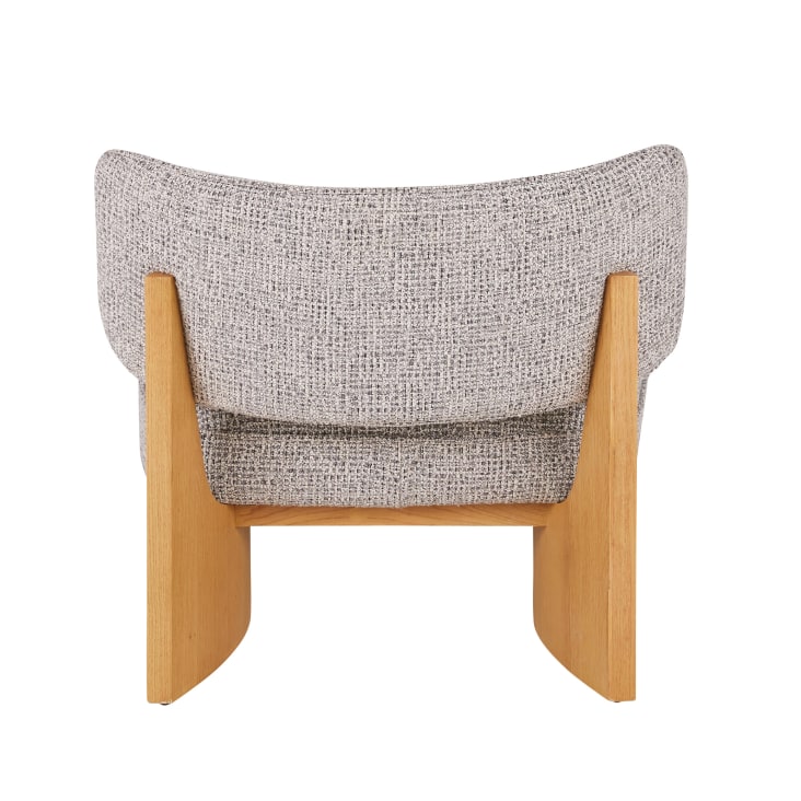 Maisons du Monde Shiro - Sillón de tela gris claro Superdescuento
