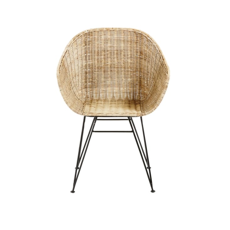 Maisons du Monde Zia - Silla de mimbre trenzado Tienda de fábrica