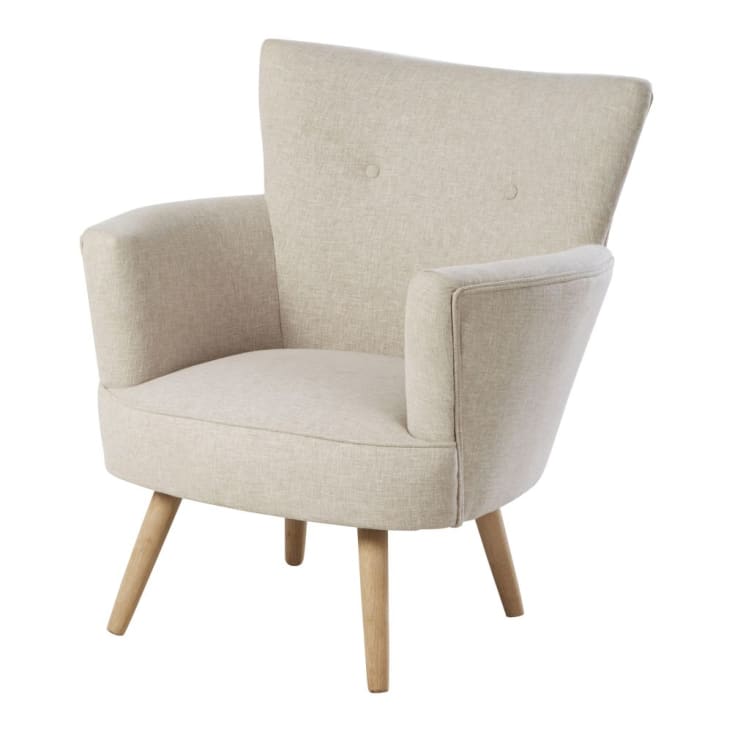 Maisons du Monde Sao Paulo - Sillón vintage beige Precios de Black Friday