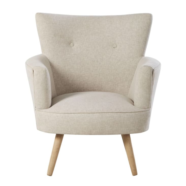 Maisons du Monde Sao Paulo - Sillón vintage beige Precios de Black Friday
