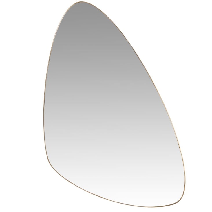 Maisons du Monde KENYA - Espejo de metal dorado 47x81 Ofertas especiales