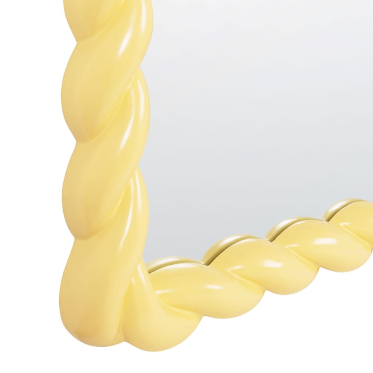 Maisons du Monde Louma - Espejo rectangular amarillo 70x100 cm Rebajas de fin de temporada