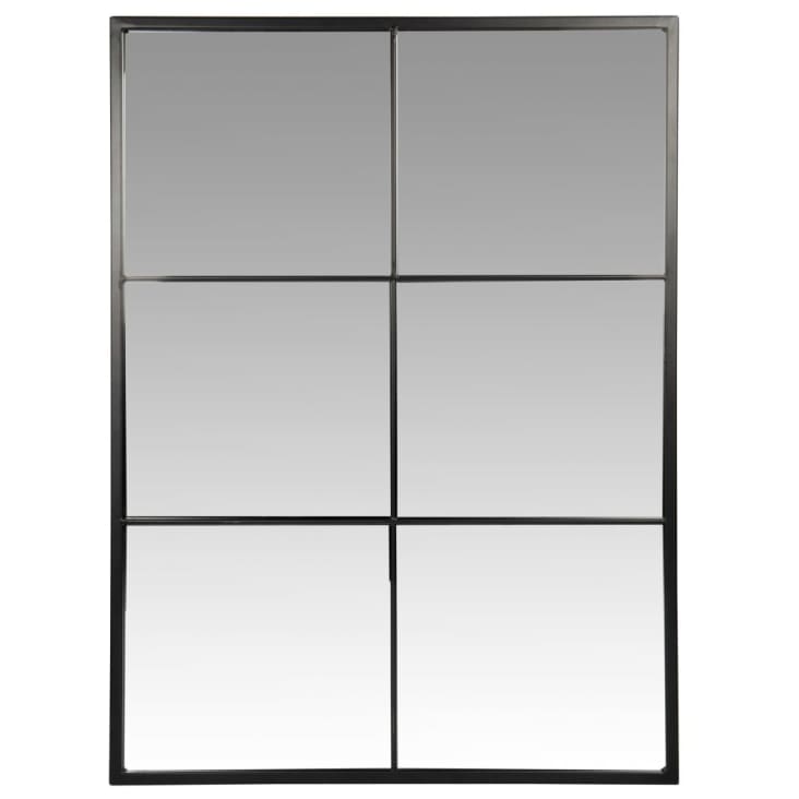Maisons du Monde CORBARA - Espejo de metal negro 60x80 Devoluciones gratuitas
