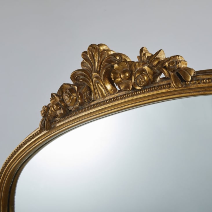 Maisons du Monde OMERA - Espejo grande dorado con efecto envejecido 119x194 2025