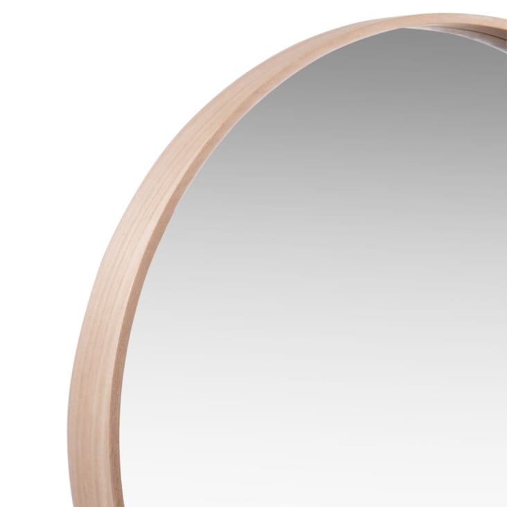 Maisons du Monde GABRIEL - Espejo redondo beige D. 70 Outlet