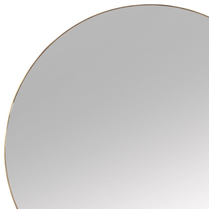 Maisons du Monde KENYA - Espejo de metal dorado D.70 En oferta