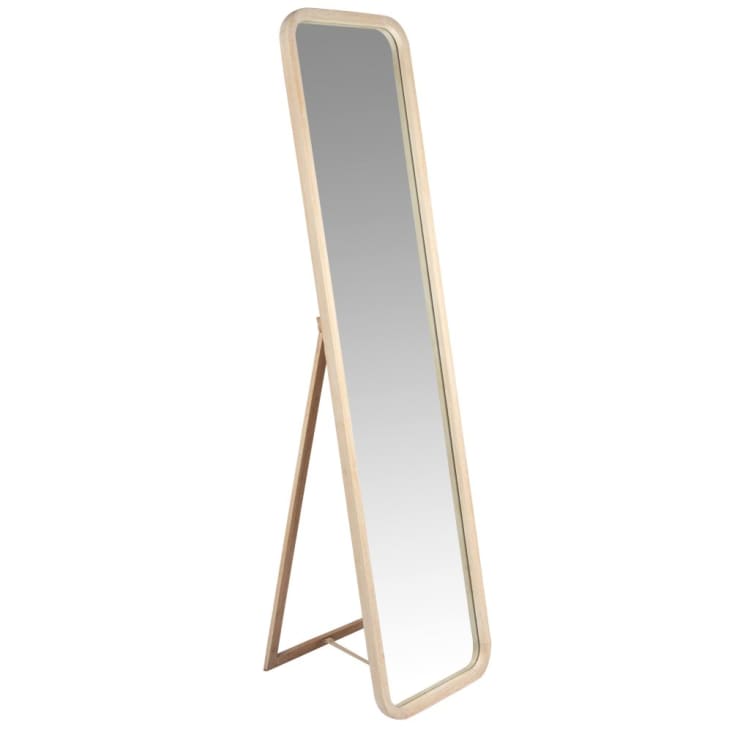 Maisons du Monde Espejo de pie de paulonia 41x160 Rebajas baratas