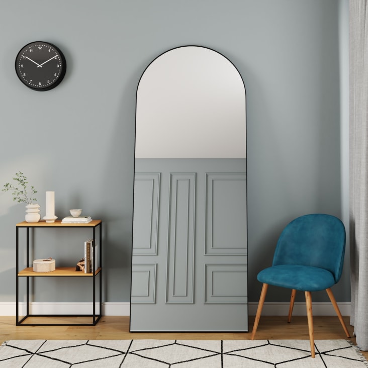 Maisons du Monde MAXANDRE - Espejo de arco grande de pie negro 80x200 Ventas relámpago