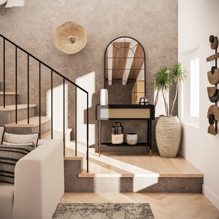 Maisons du Monde Rusty - Espejo arco de metal 65x110 Mejor oferta