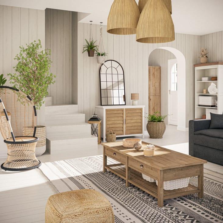 Maisons du Monde Rusty - Espejo arco de metal 65x110 Mejor oferta