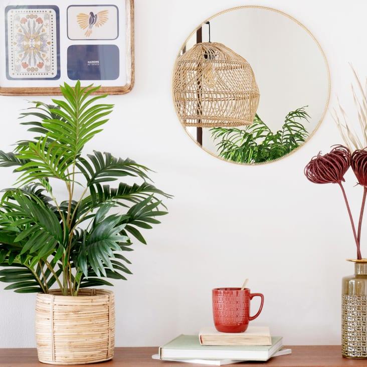 Maisons du Monde ARADAH - Espejo redondo con remate de metal dorado D. 40 Rebajas top