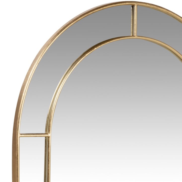 Maisons du Monde MALAYA - Espejo de arcada en metal dorado 70x100 Envío gratis