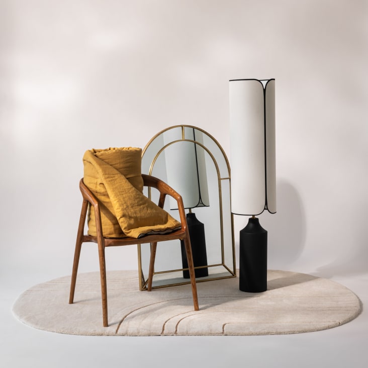 Maisons du Monde MALAYA - Espejo de arcada en metal dorado 70x100 Envío gratis