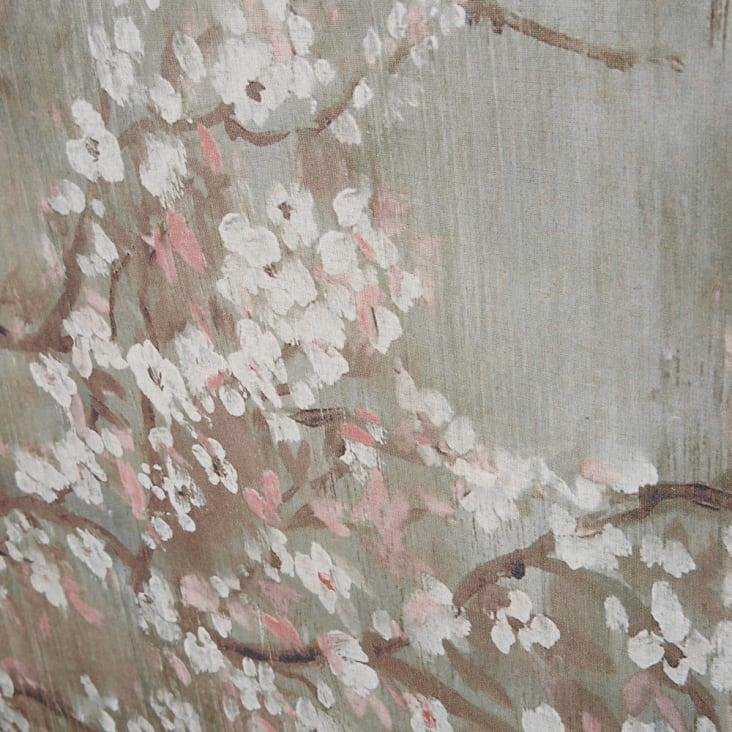 Maisons du Monde NORA - Lienzo de lino con estampado floral 152x122 Liquidación
