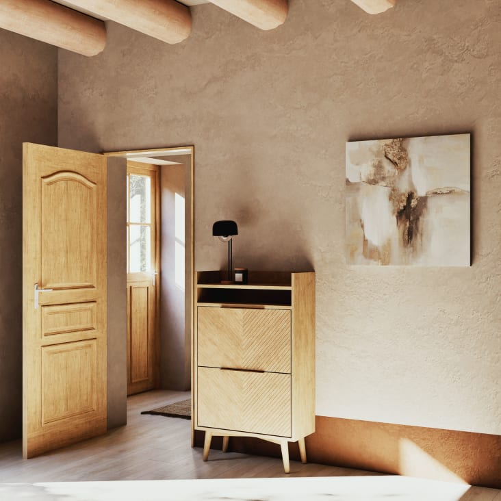 Maisons du Monde EPHISE - Lienzo estampado y pintado 75 x 75 Envío internacional gratuito