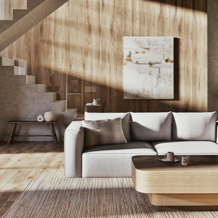 Maisons du Monde CHESTER - Lienzo pintado en relieve 120x150 Precios de Black Friday