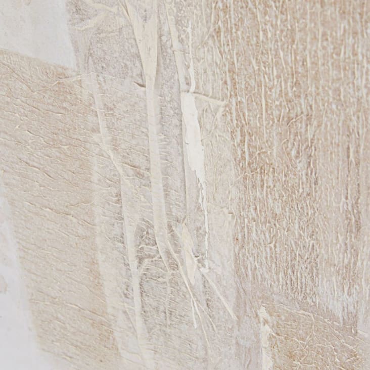 Maisons du Monde MINORQUE - Tela pintada beige y marrón 150 x 50 En oferta