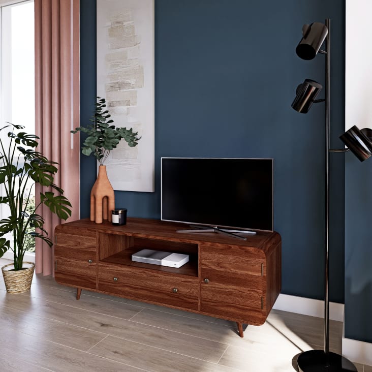 Maisons du Monde MINORQUE - Tela pintada beige y marrón 150 x 50 En oferta
