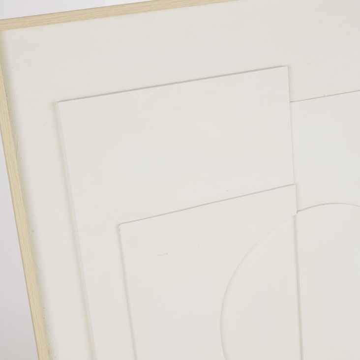 Maisons du Monde MARLON - Lienzo abstracto color crudo 80 x 110 Devoluciones gratuitas
