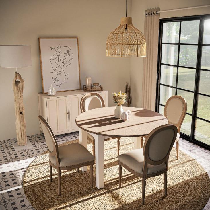 Maisons du Monde GABRIELLA - Cuadro de impresión con rostros minimalistas 75x100 Ofertas