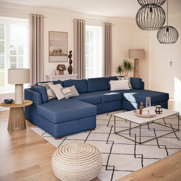 Maisons du Monde STEVENSON - Lienzo abstracto estampado y pintado en gris beige y dorado 63 x 93 cm En oferta