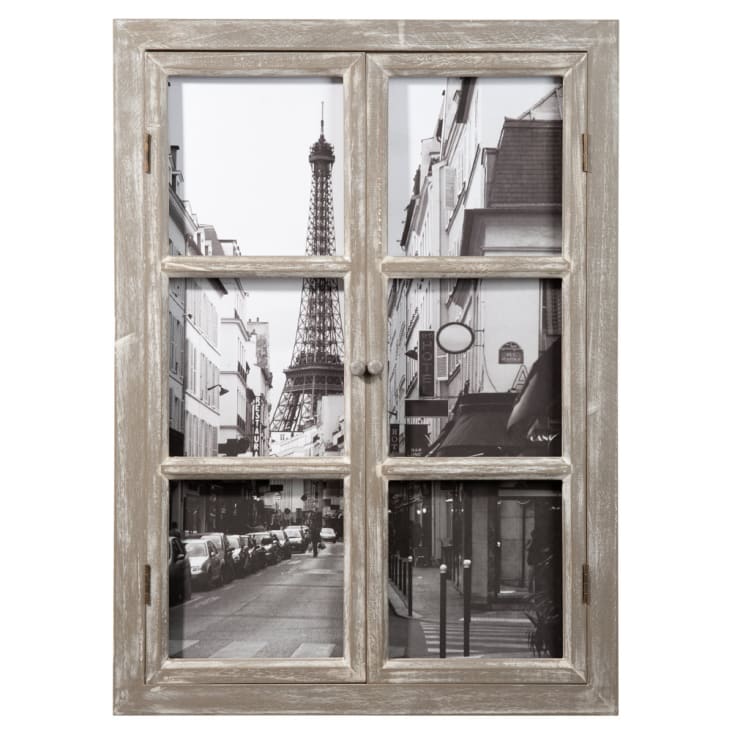Maisons du Monde Paris - Cuadro ventana de madera 57x79 Tienda